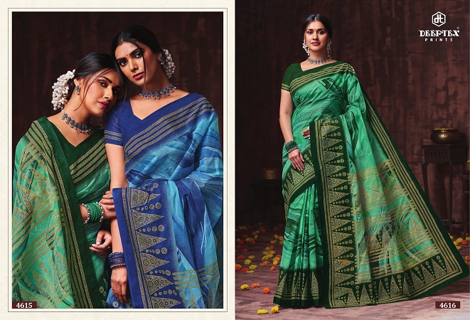 Deeptex Mother India Vol 46 Regular Wear Wholesale Cotton Printed Sarees
